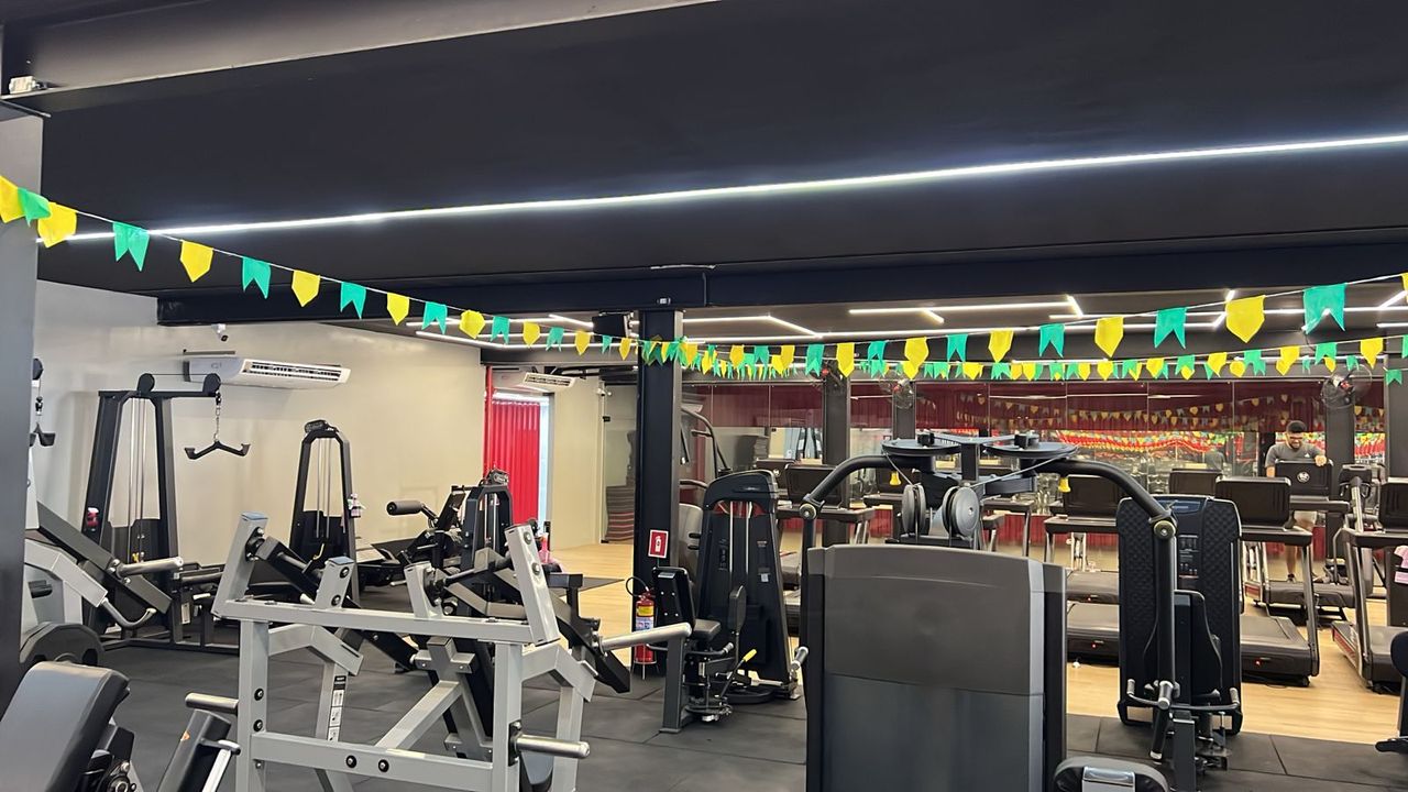 Imagem da estrutura da academia