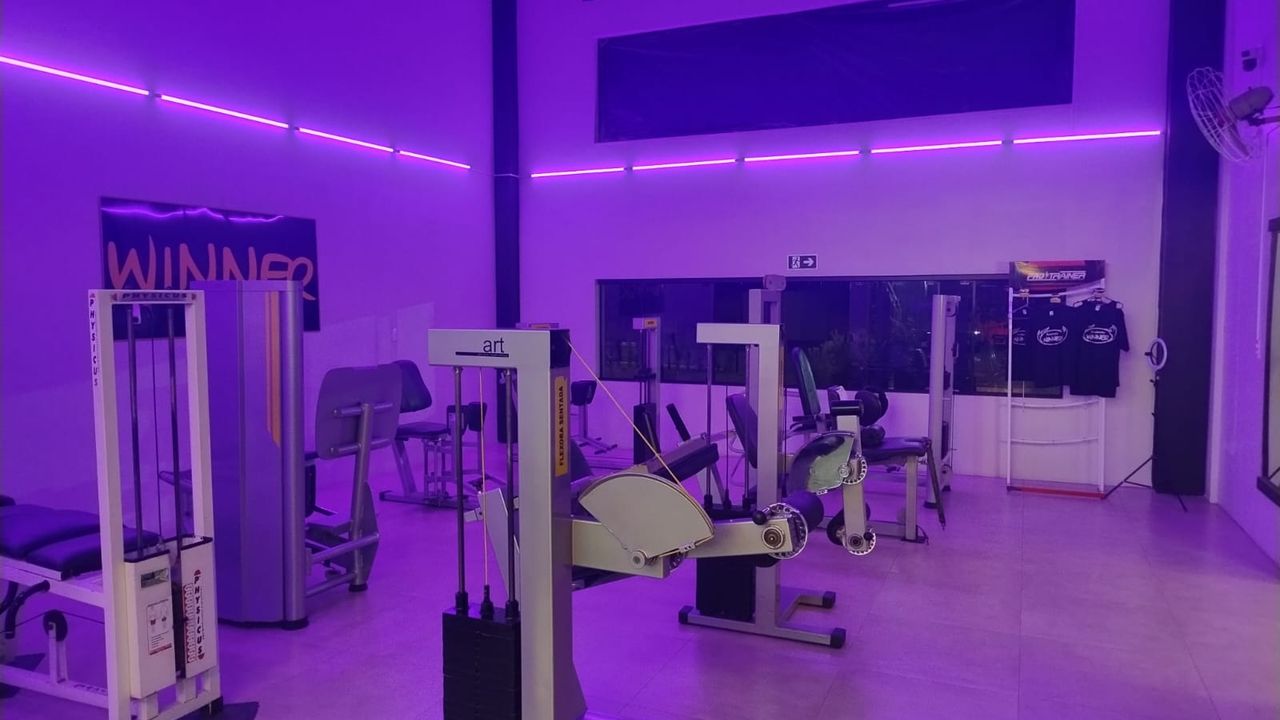 Imagem da estrutura da academia