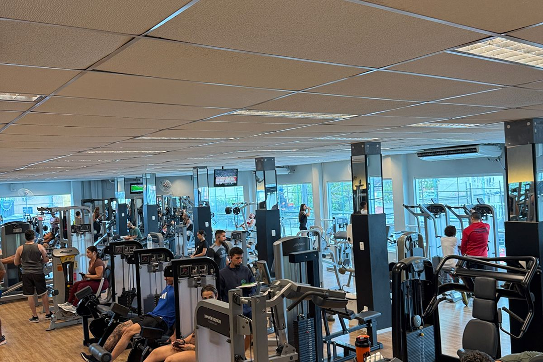 Imagem da estrutura da academia
