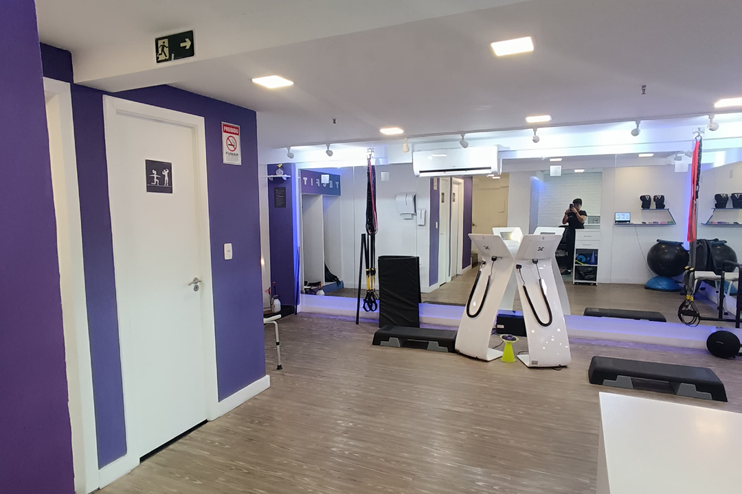 Imagem da estrutura da academia