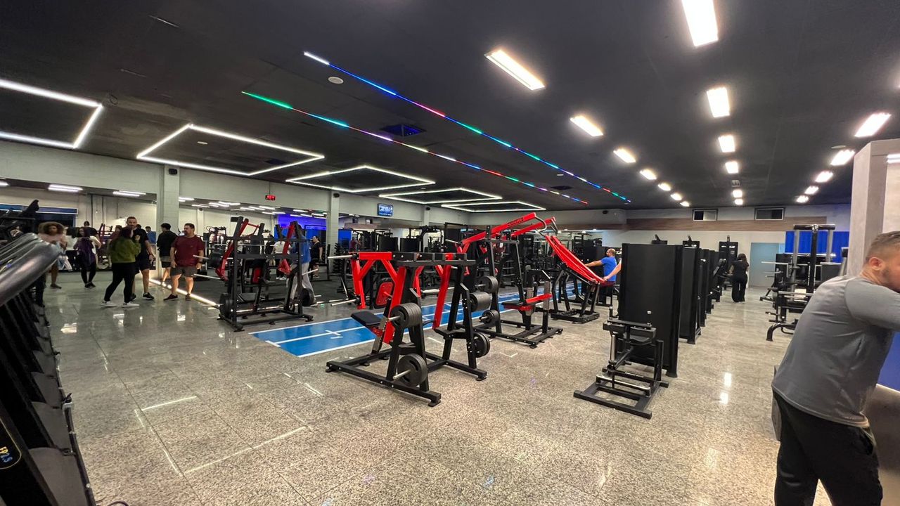 Imagem da estrutura da academia