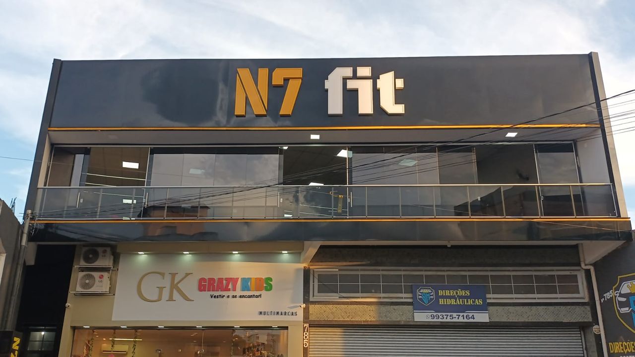 Imagem da estrutura da academia