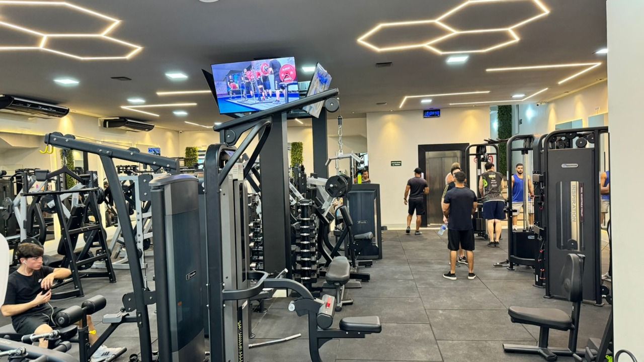 Imagem da estrutura da academia