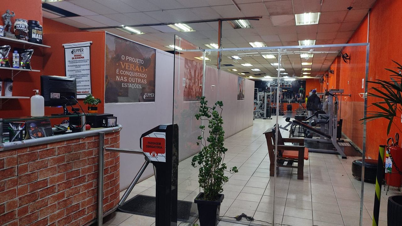 Imagem da estrutura da academia