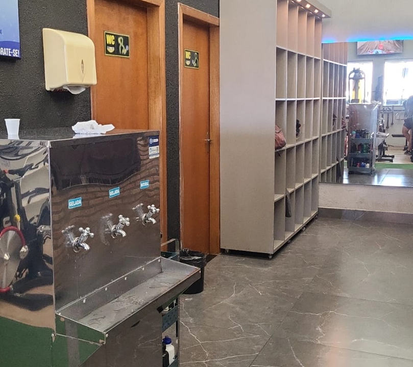 Imagem da estrutura da academia