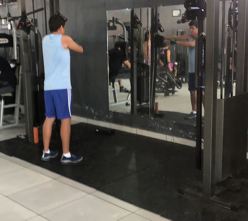 Imagem da estrutura da academia