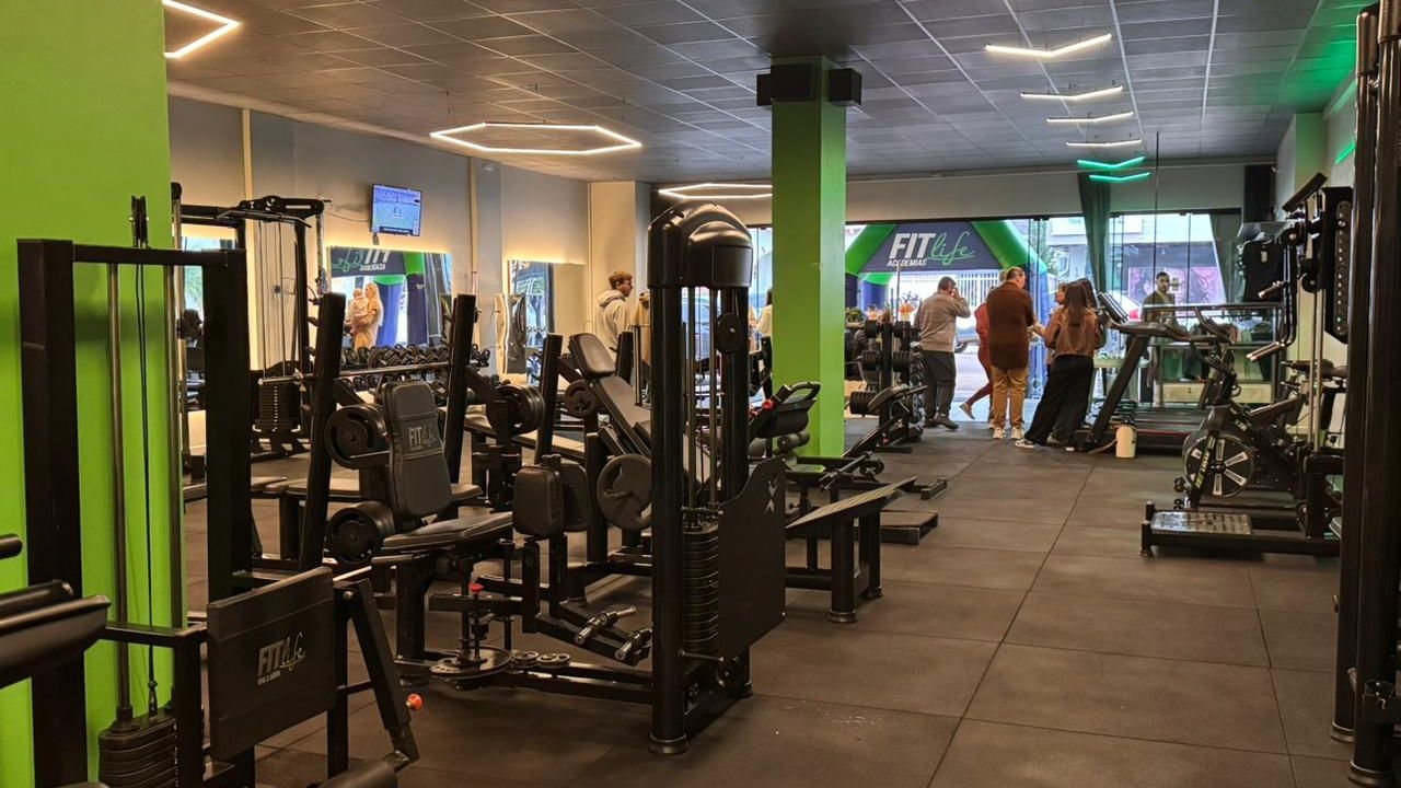 Imagem da estrutura da academia