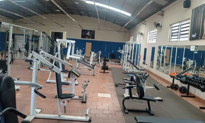 Imagem da estrutura da academia