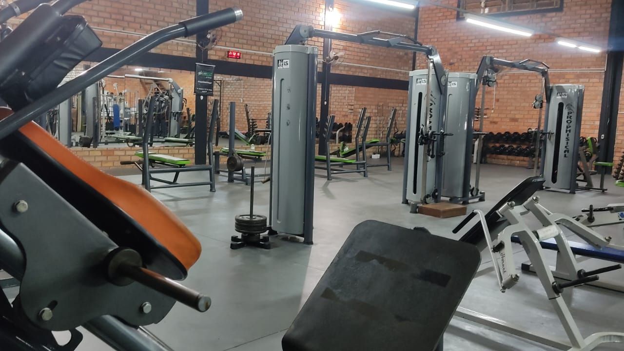 Imagem da estrutura da academia