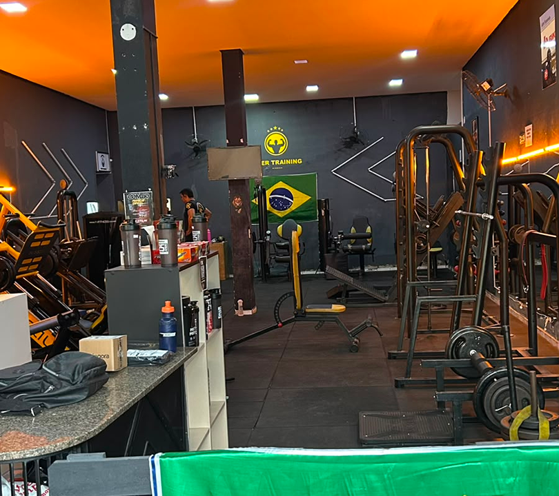 Imagem da estrutura da academia
