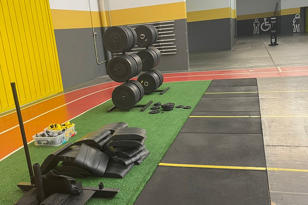 Imagem da estrutura da academia