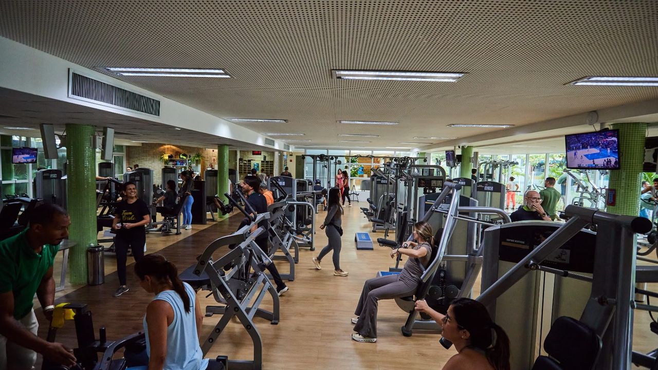 Imagem da estrutura da academia