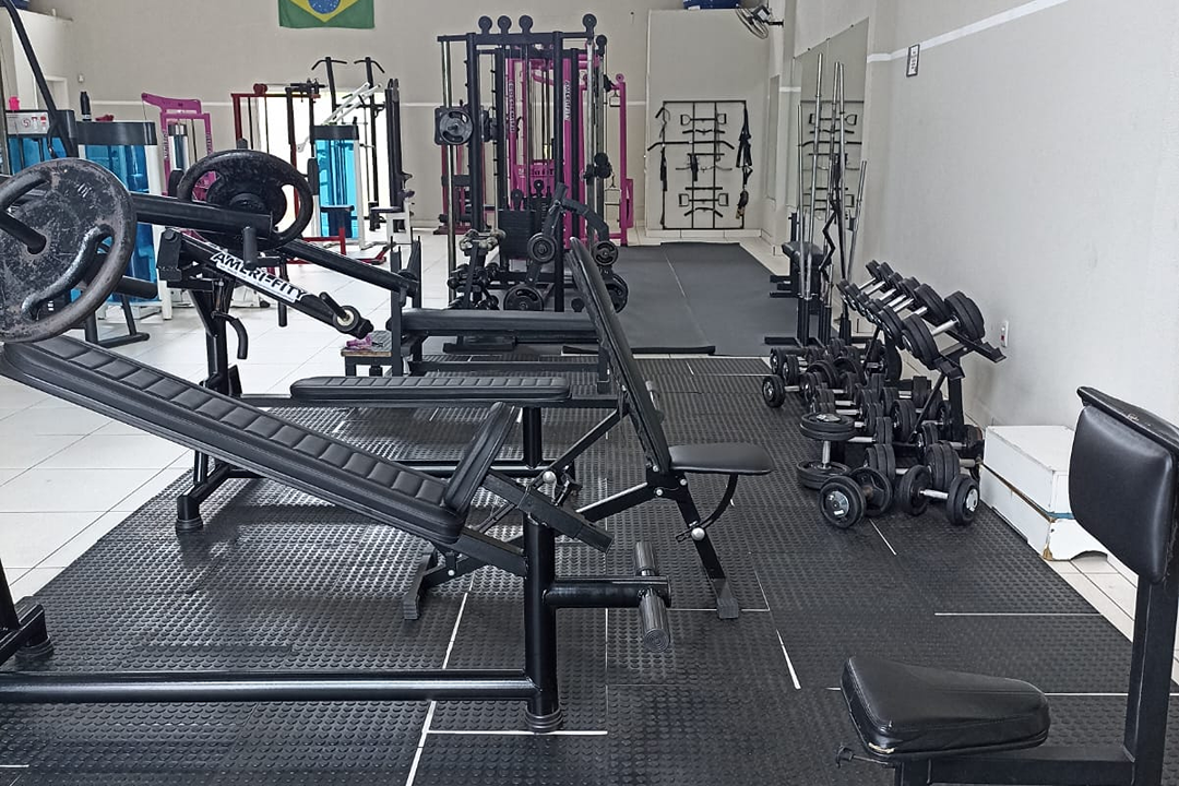 Imagem da estrutura da academia