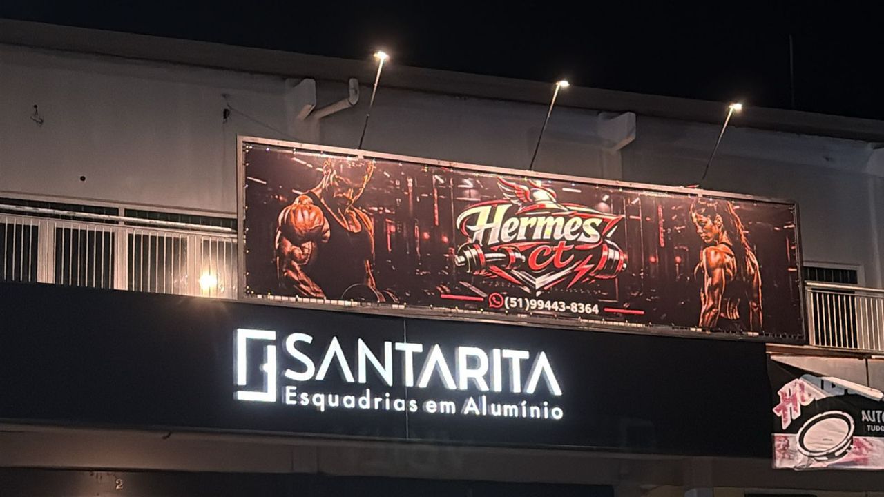 Imagem da estrutura da academia