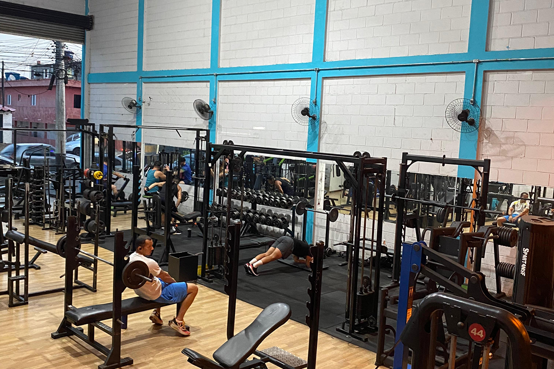 Imagem da estrutura da academia