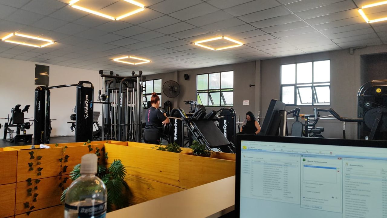 Imagem da estrutura da academia