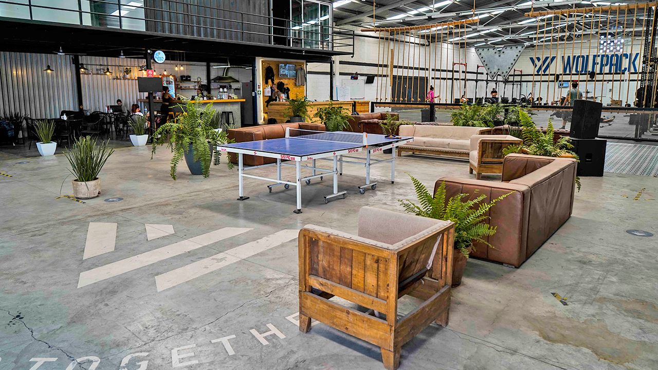 Imagem da estrutura da academia