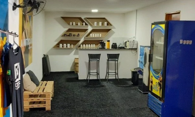 Imagem da estrutura da academia