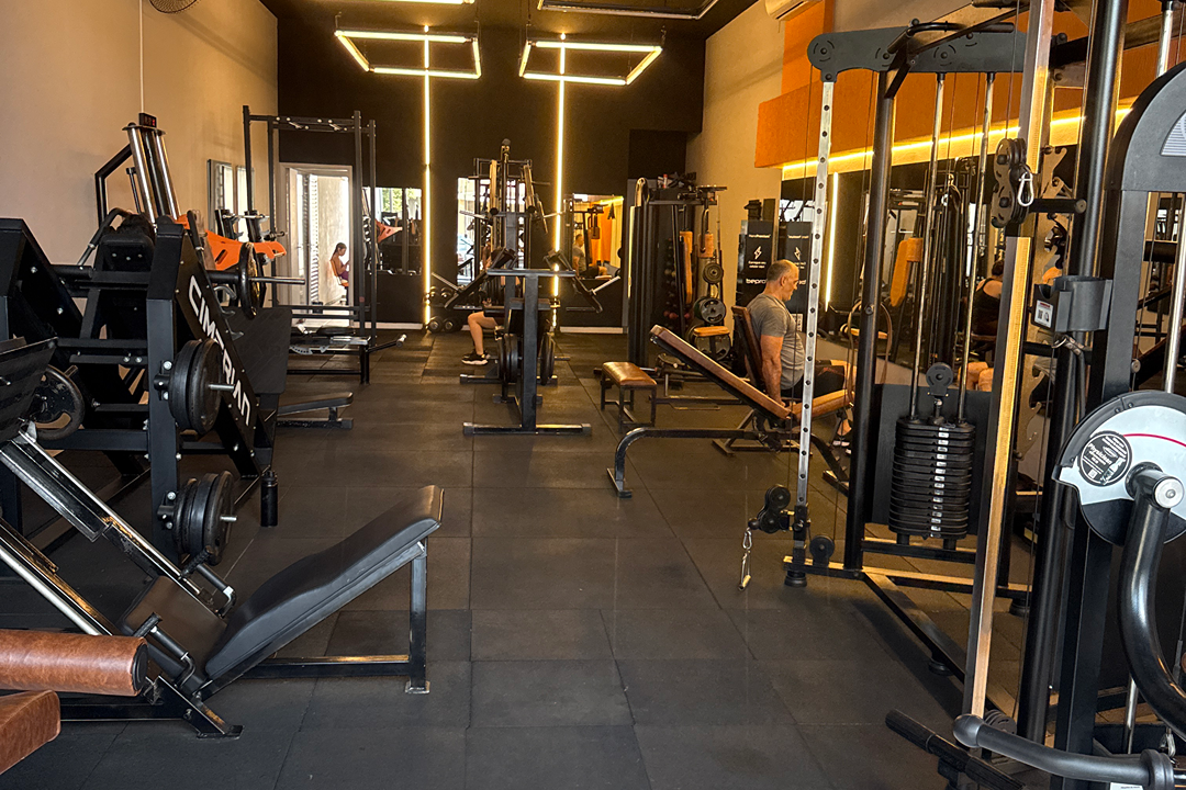 Imagem da estrutura da academia