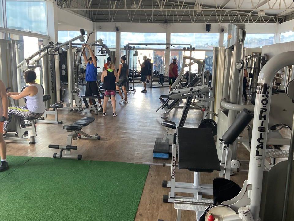 Imagem da estrutura da academia