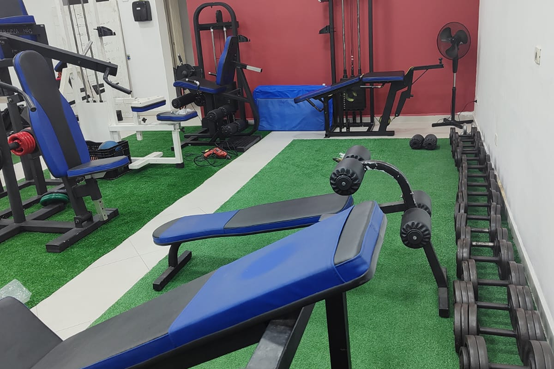 Imagem da estrutura da academia