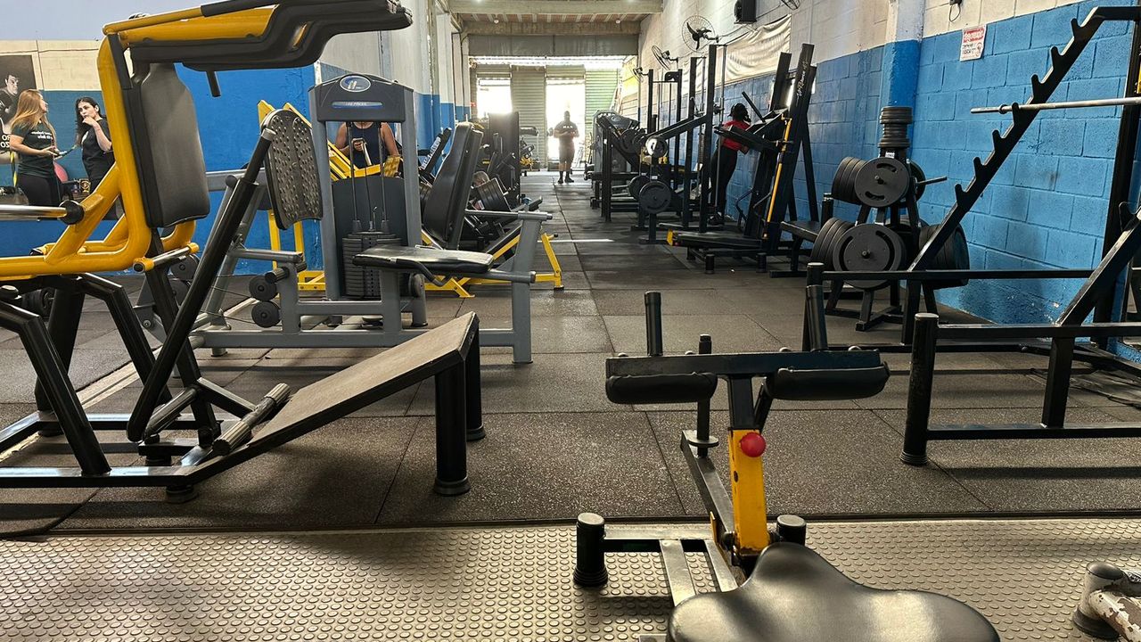 Imagem da estrutura da academia