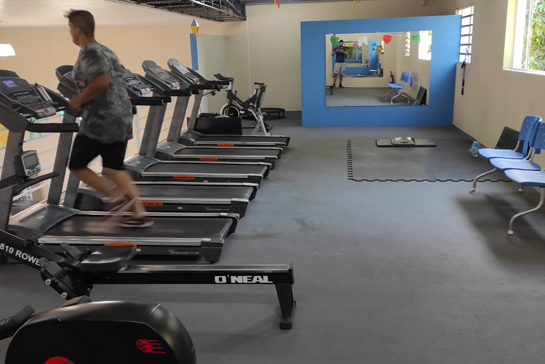 Imagem da estrutura da academia