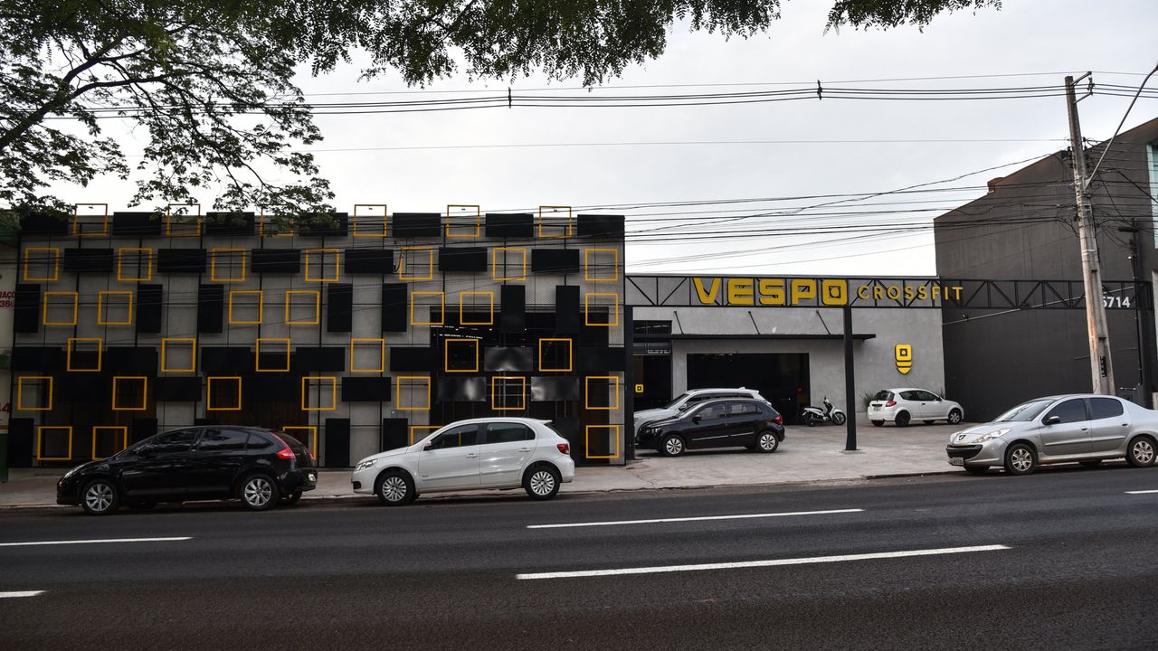 Imagem da estrutura da academia