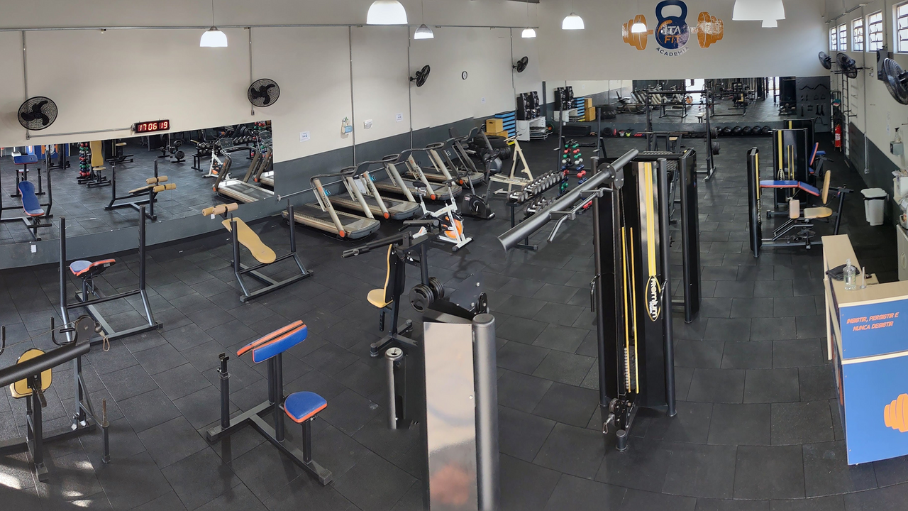 Imagem da estrutura da academia