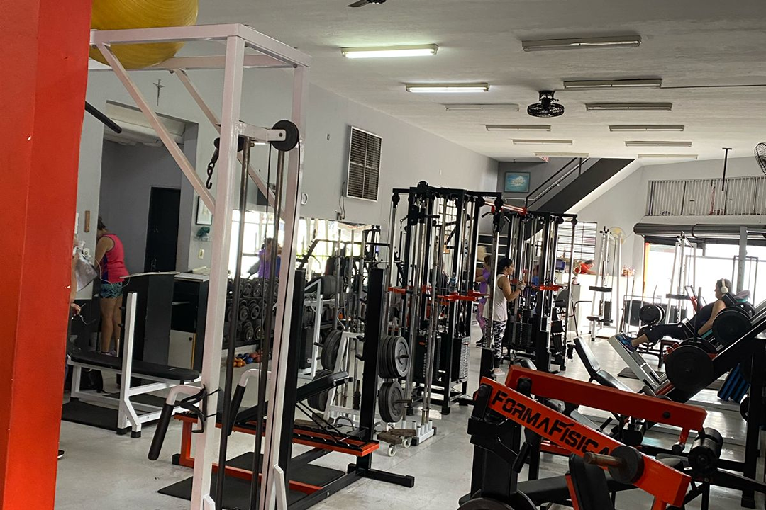 Imagem da estrutura da academia