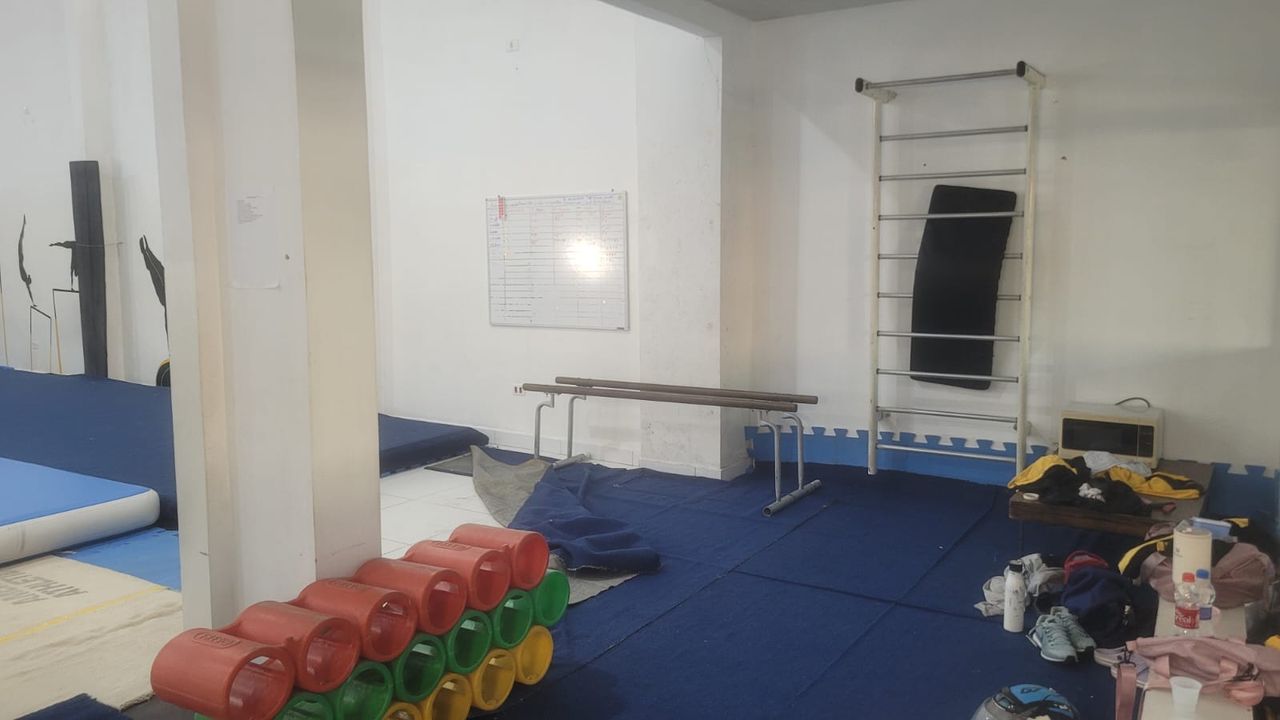 Imagem da estrutura da academia