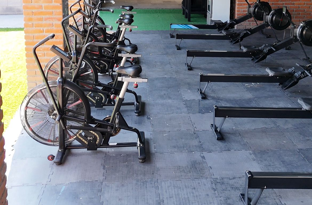 Imagem da estrutura da academia