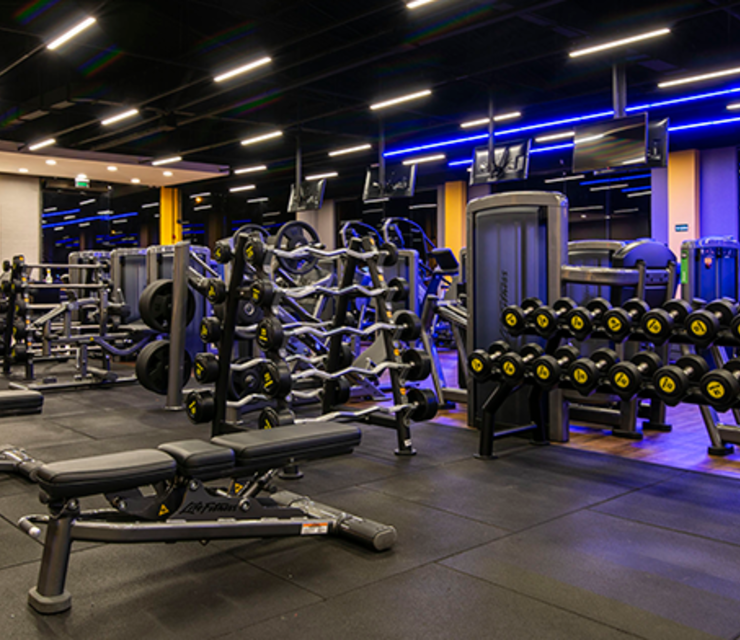 Imagem da estrutura da academia