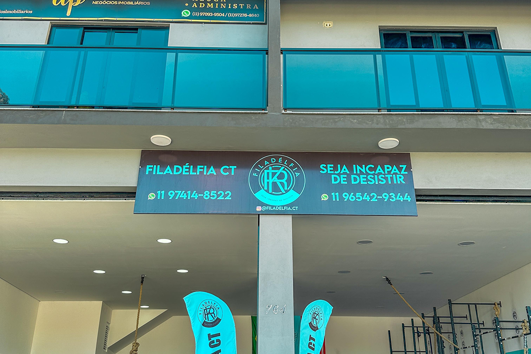 Imagem da estrutura da academia