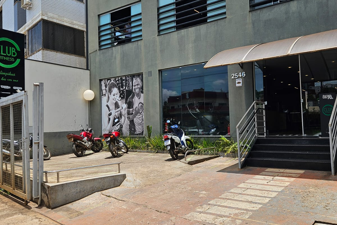 Imagem da estrutura da academia