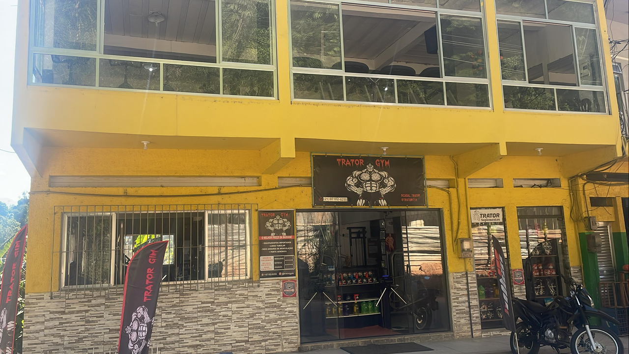 Imagem da estrutura da academia