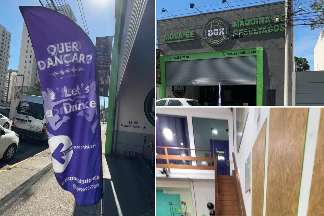 Imagem da estrutura da academia