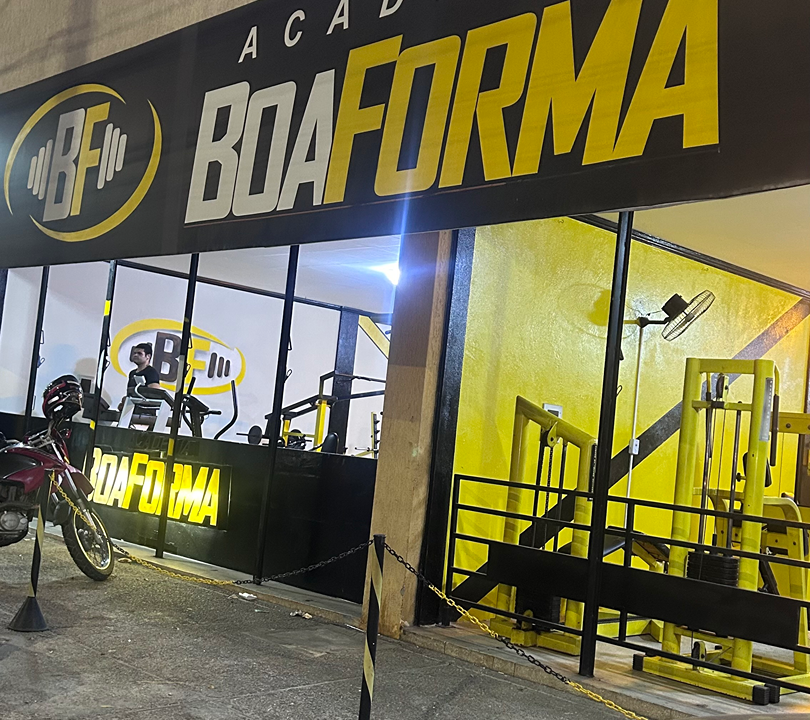 Imagem da estrutura da academia
