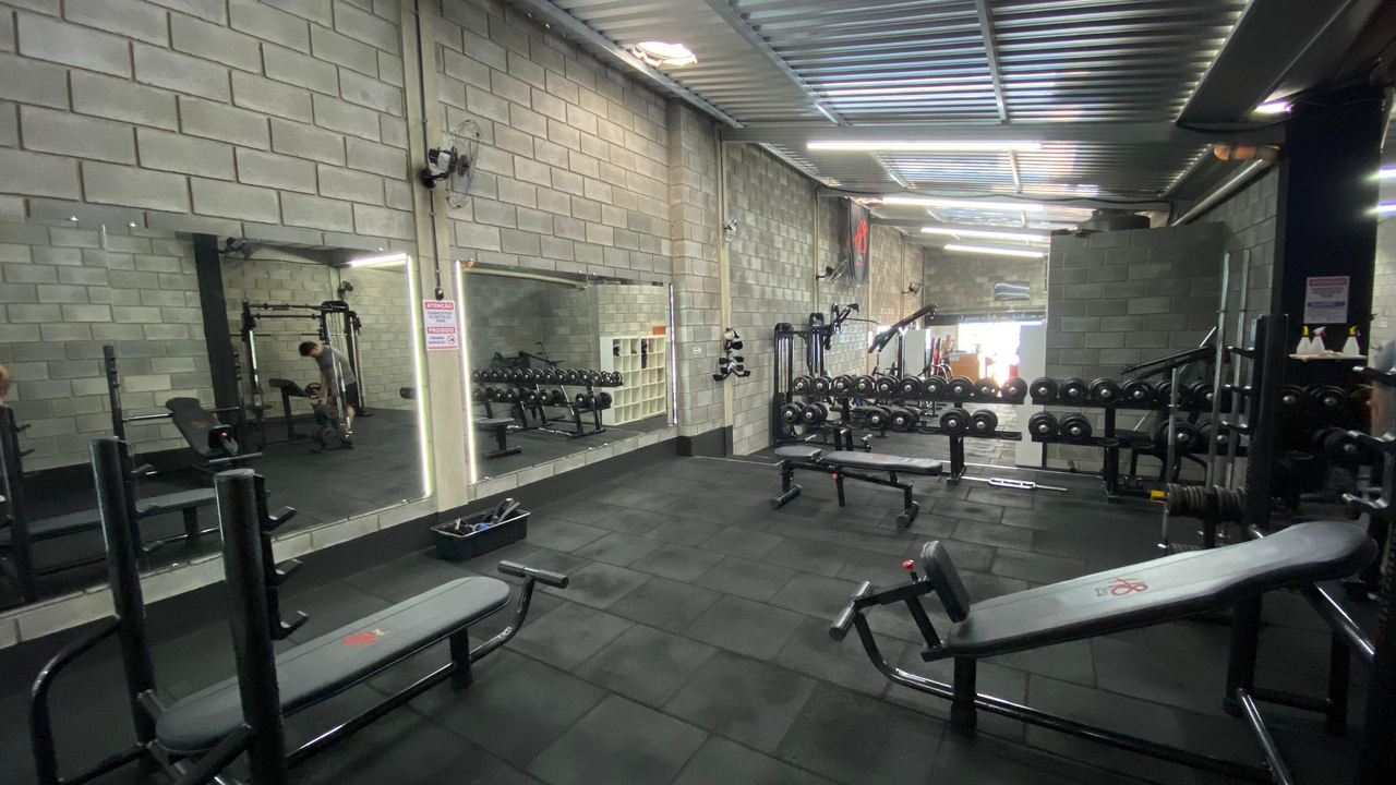 Imagem da estrutura da academia