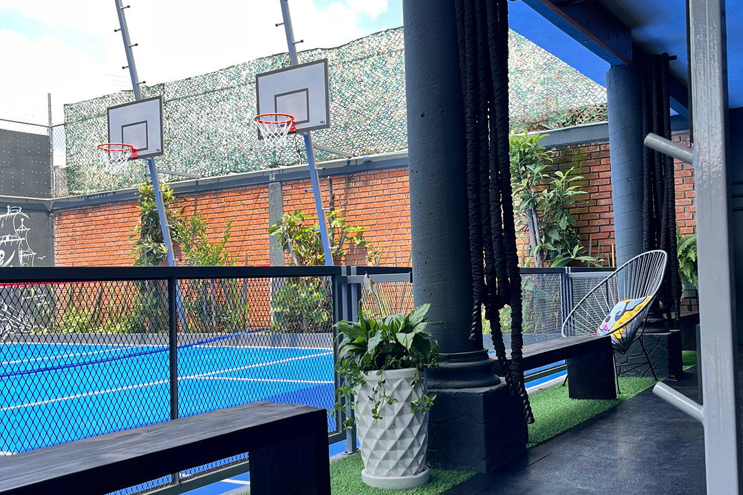 Imagem da estrutura da academia