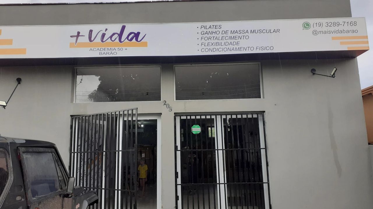Imagem da estrutura da academia