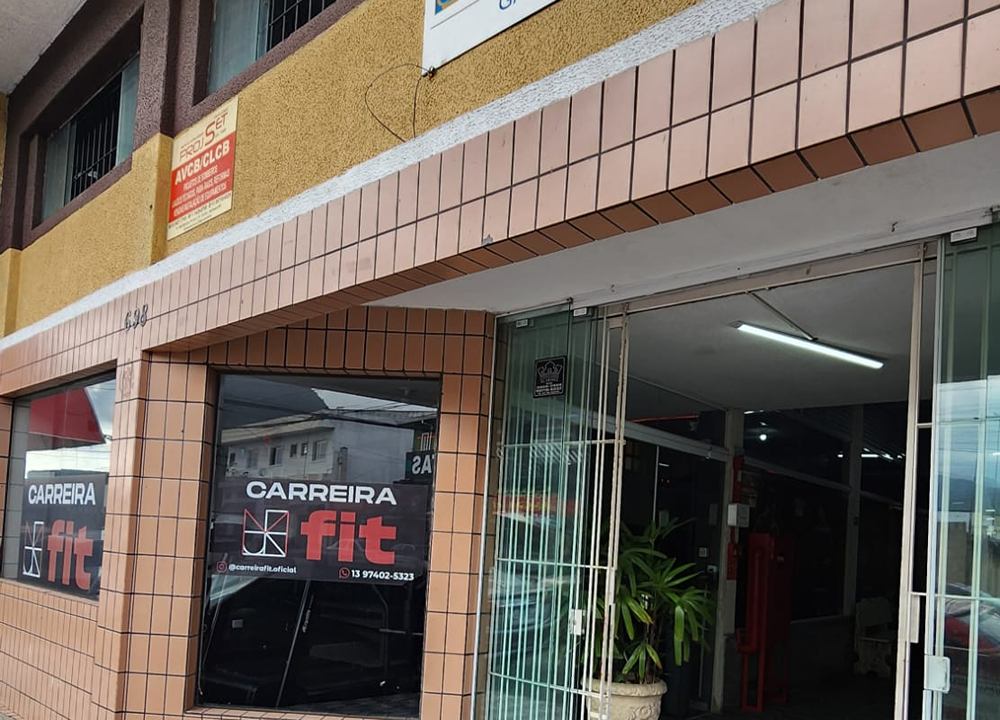 Imagem da estrutura da academia