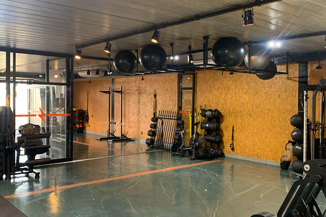 Imagem da estrutura da academia