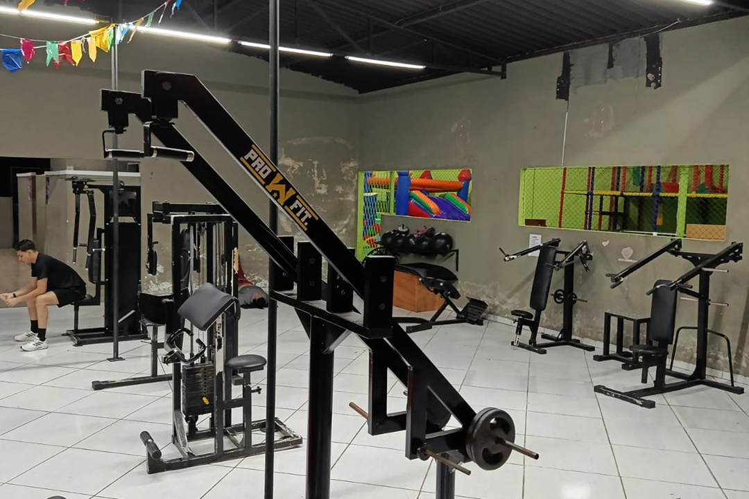 Imagem da estrutura da academia
