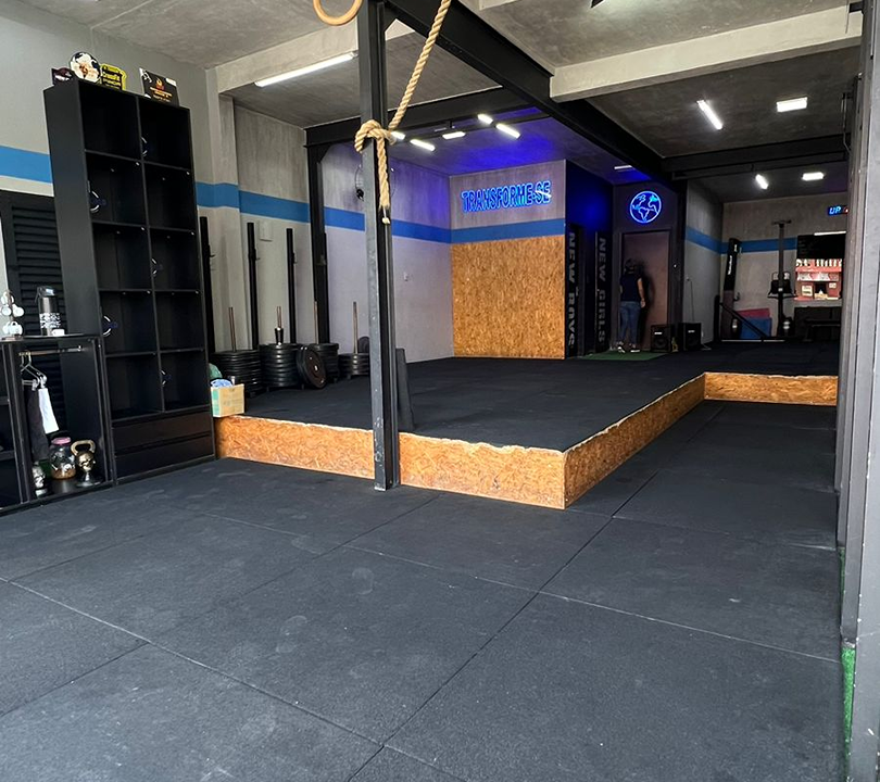 Imagem da estrutura da academia