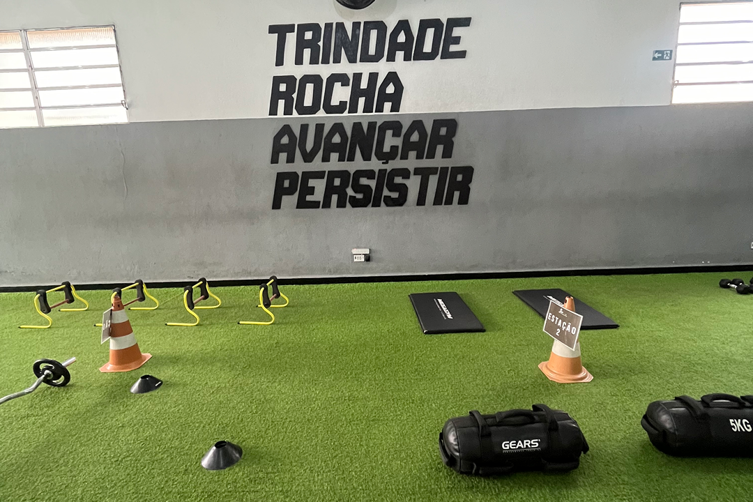 Imagem da estrutura da academia