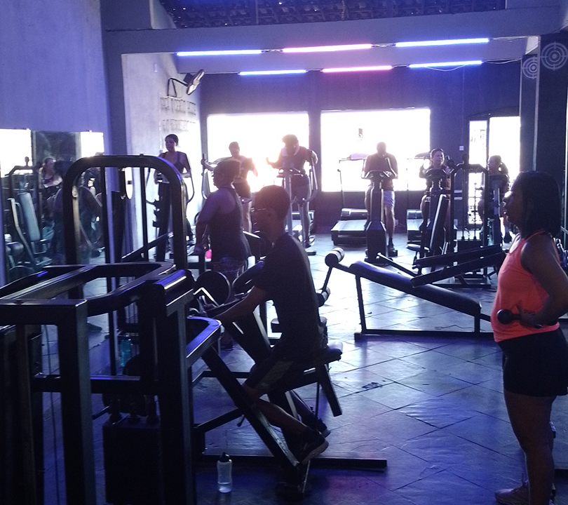 Imagem da estrutura da academia