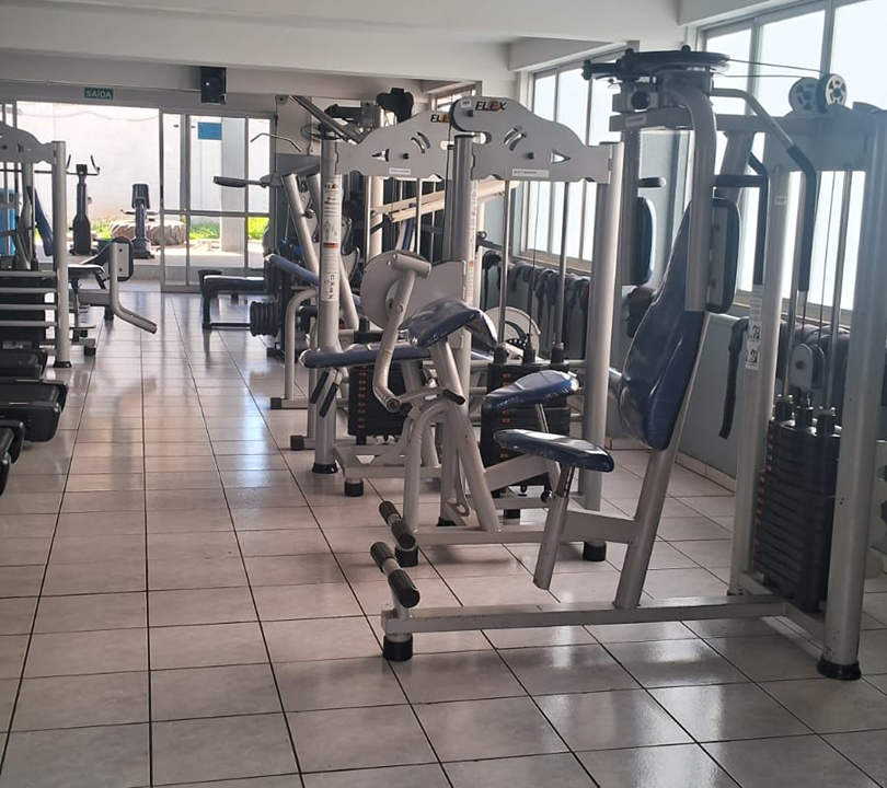 Imagem da estrutura da academia