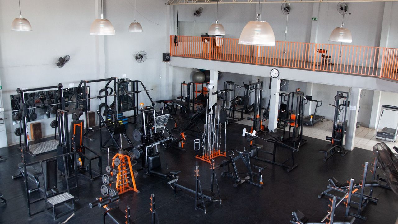 Imagem da estrutura da academia