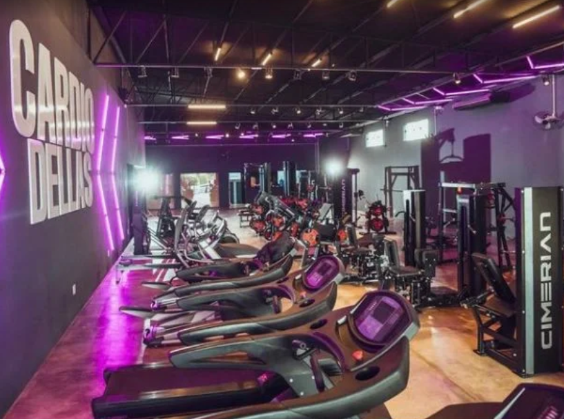 Imagem da estrutura da academia